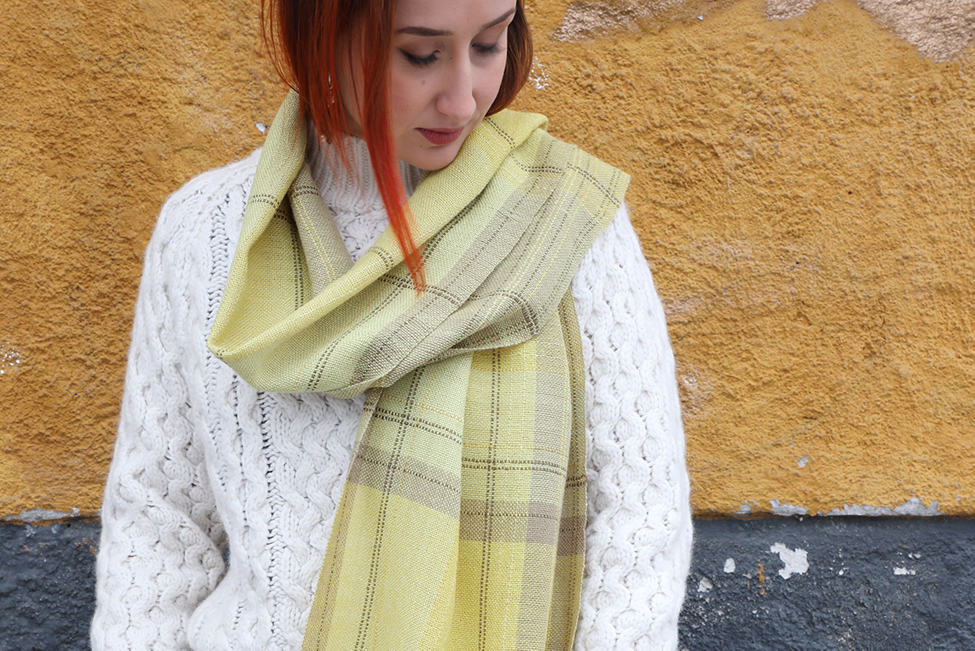 The lightest scarf of this spring