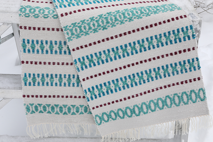 It is a good time to wind a warp for the poppana table runners