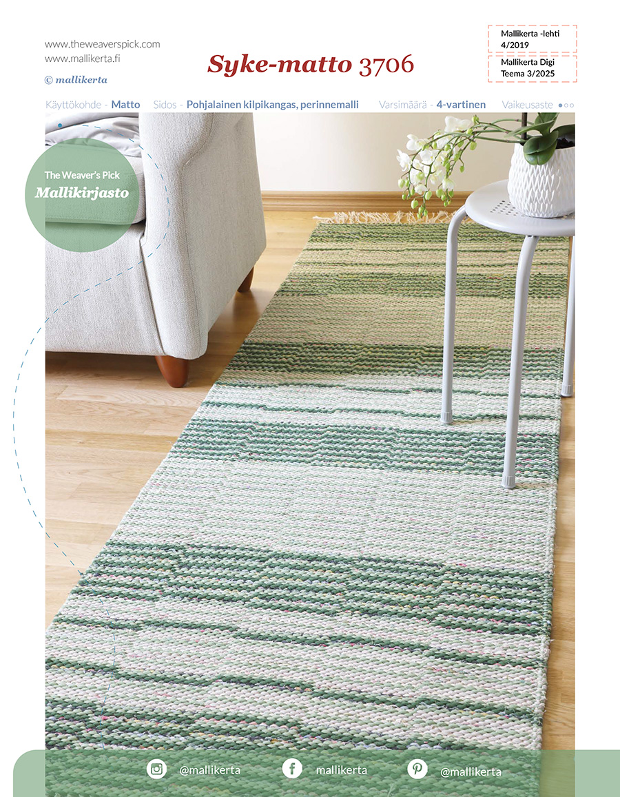 Syke-matto 3706