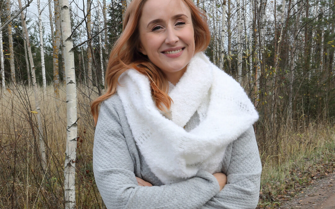 The softest tube scarf of the winter